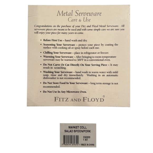 Vintage Fitz and Floyd Heavy Cast Aluminum - Picture 2 of 3